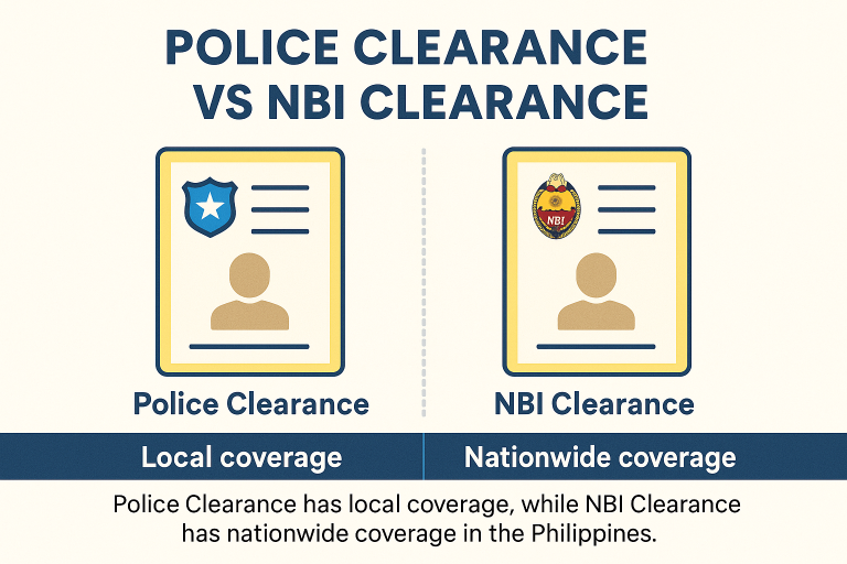 NBI Clearance Vs Police Clearance in the Philippines