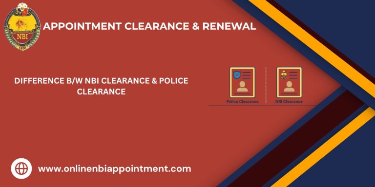 Difference between Police clearance and NBI clearance