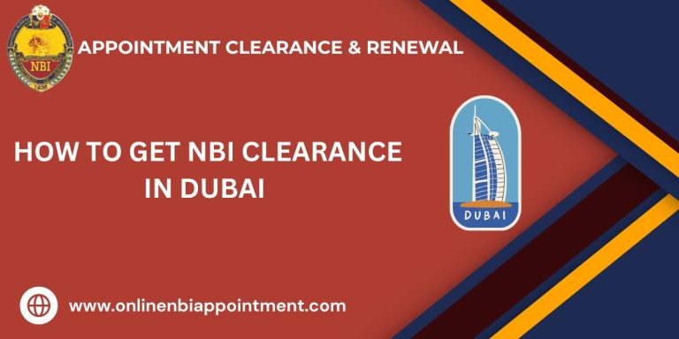 How to get NBI Clearance in Dubai