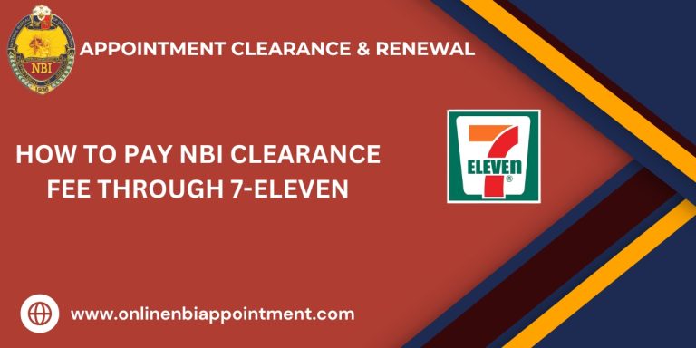 How to pay NBI Clearance Fee through 7 Eleven