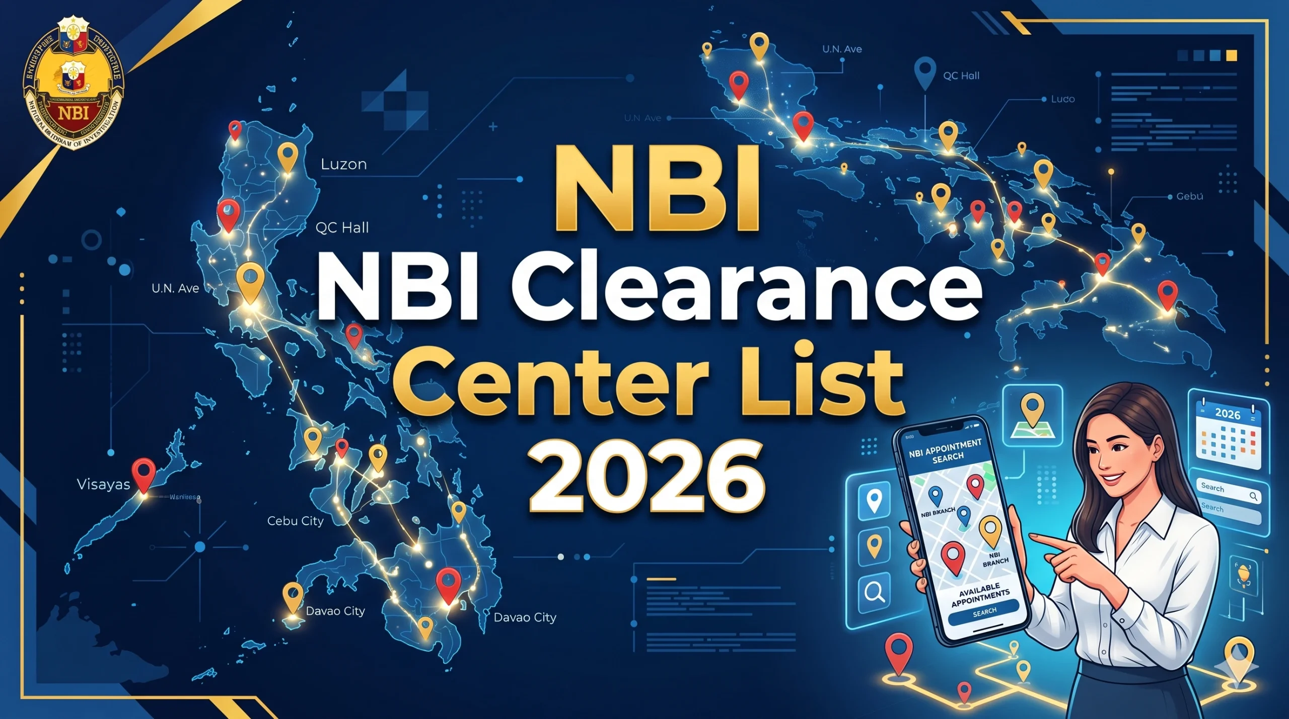 NBI Clearance Centers List 2026