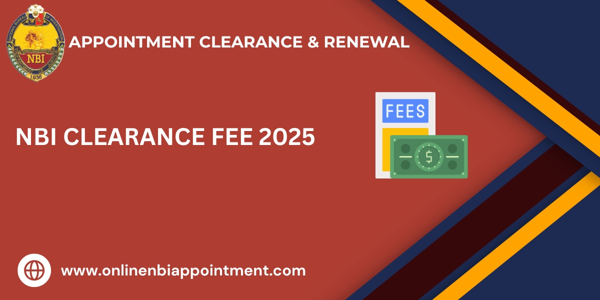 NBI Clearance Fee 2025