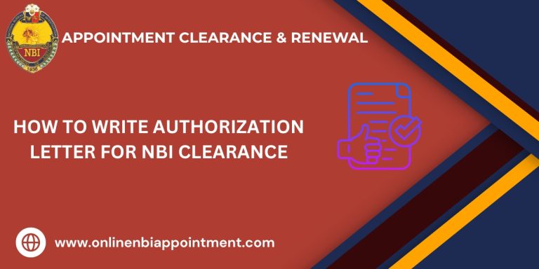 Authorization Letter for NBI Clearance